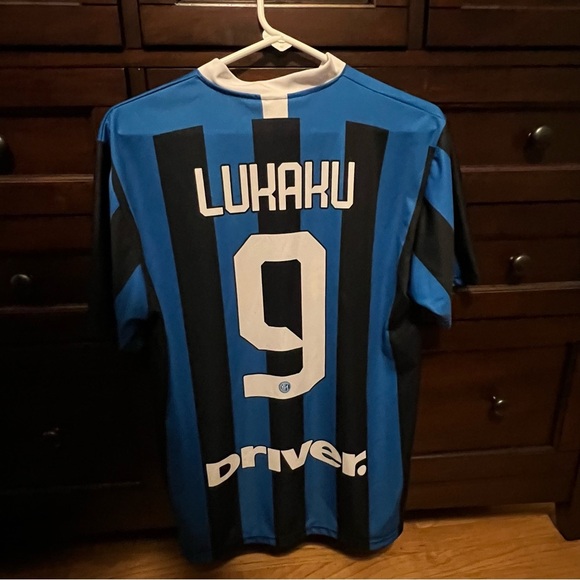 Romelu Lukaku #9 Inter Miami Jersey | Blue & Black Stripes | Rare Soccer Shirt - Picture 2 of 6